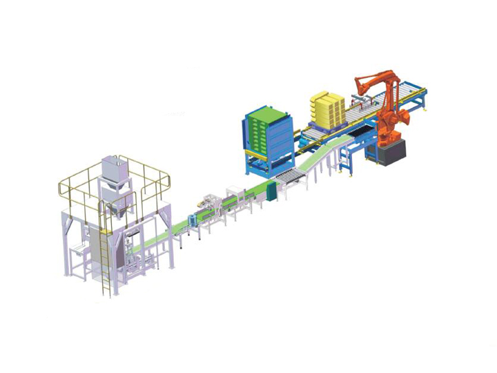 SWJ-800D系列全自動(dòng)袋包裝機(jī) 稱(chēng)重包裝碼垛生產(chǎn)線